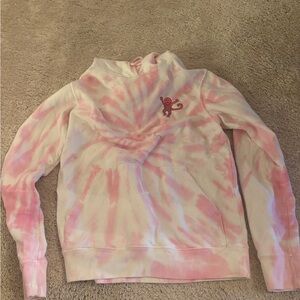 Roller Rabbit Pink Tie-Dye Hoodie